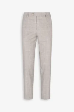 Light gray Pied de Poule suit trousers