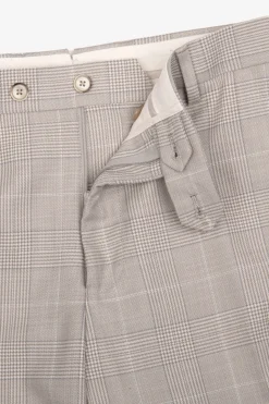 Light gray Pied de Poule suit trousers