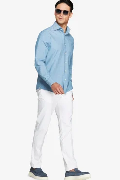 Light wash denim shirt
