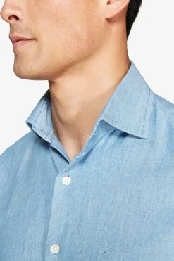 Light wash denim shirt