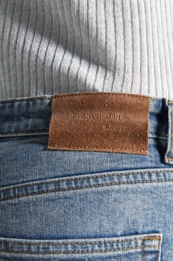 Medium blue denim trousers