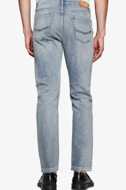 Medium blue denim trousers