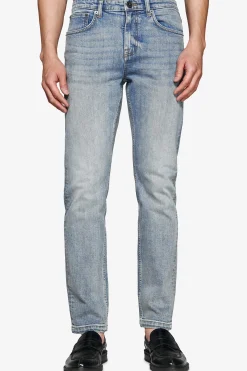 Medium blue denim trousers