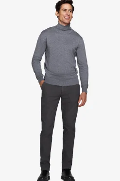 Medium grey basic turtleneck