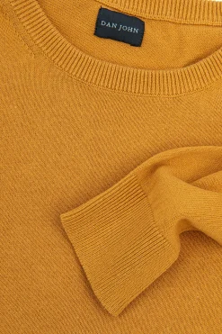 Melon cotton crew-neck jumper