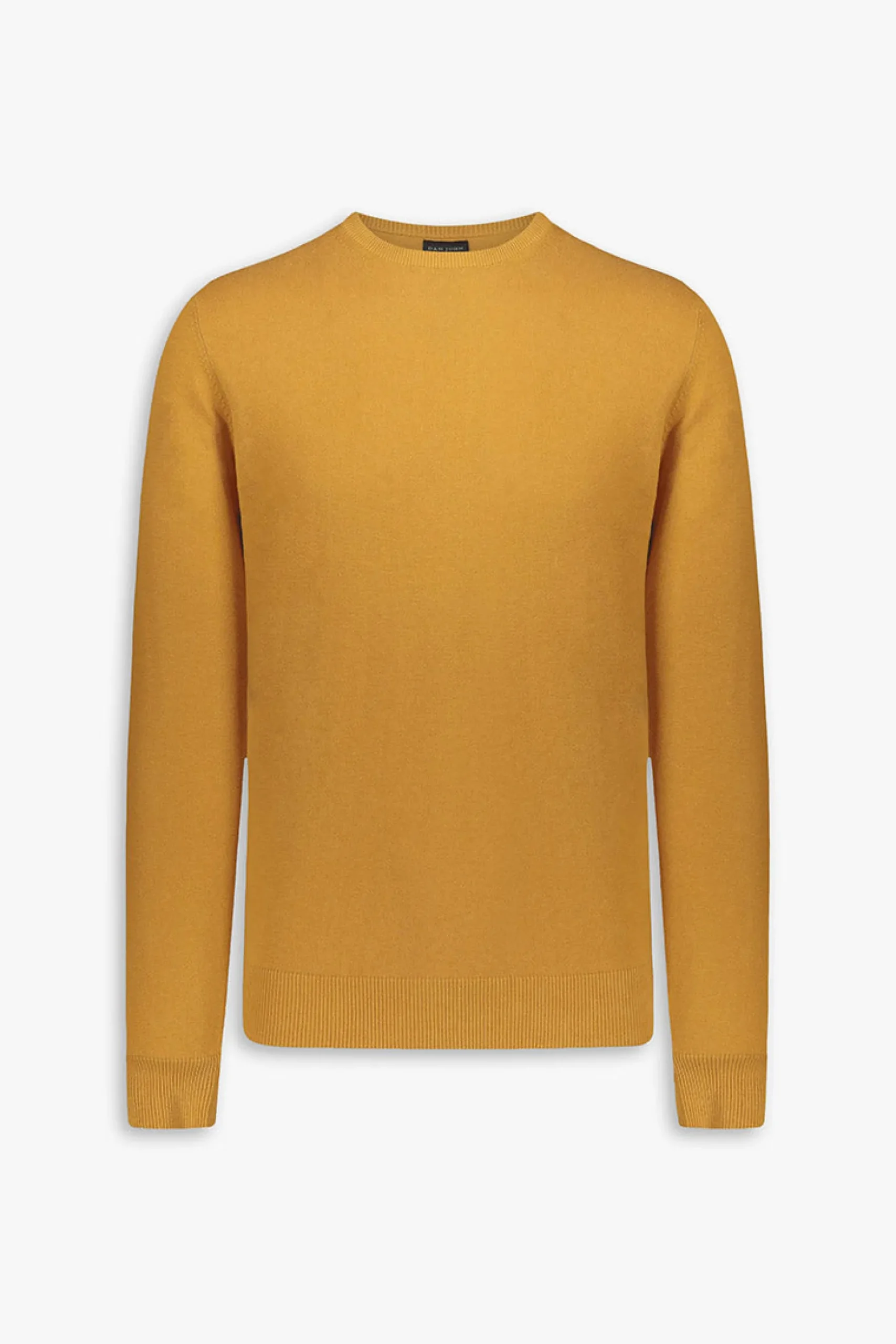 Melon cotton crew-neck jumper