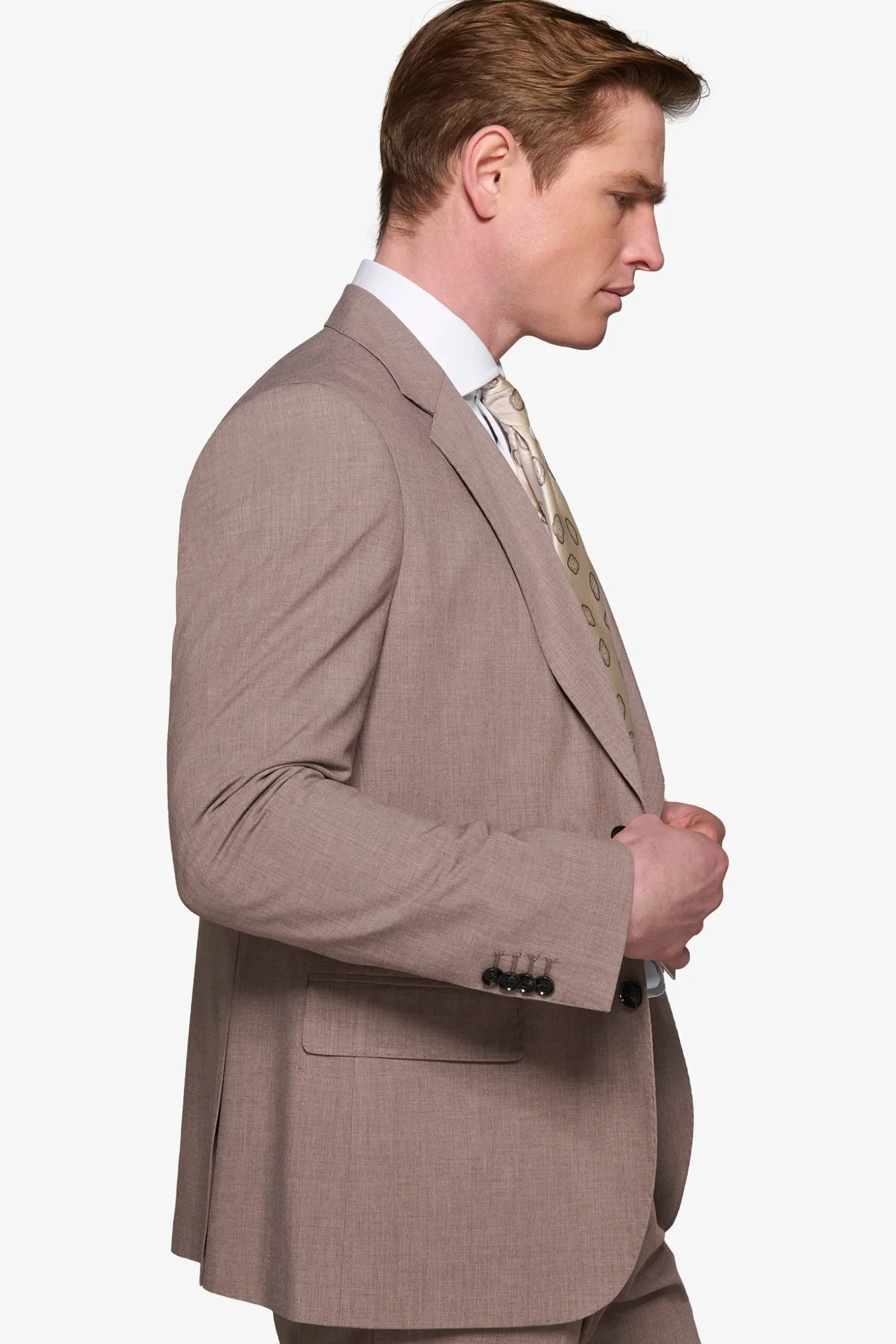 Mud lightweight grisaille suit blazer