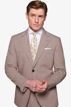Mud lightweight grisaille suit blazer
