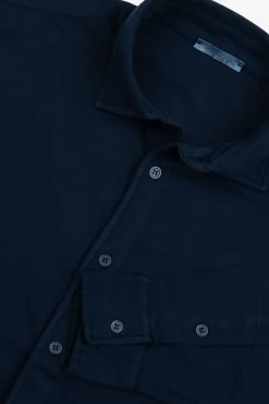 Navy jersey shirt