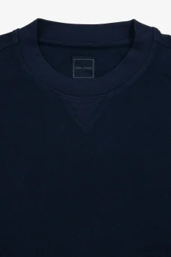 Navy piquet t-shirt