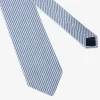 Navy striped tie