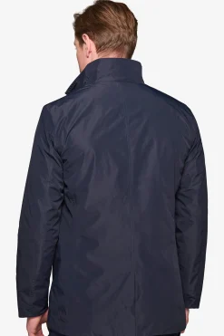 Navy Trench coat with bib