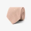 Orange micro Herringbone tie
