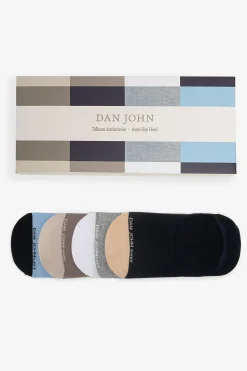 4-pack multicolour no-show socks