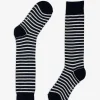 3-pack multi-pattern blue socks