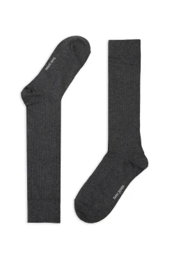 3-pack solid colour ribbed socks