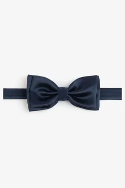 Papillon satin blu