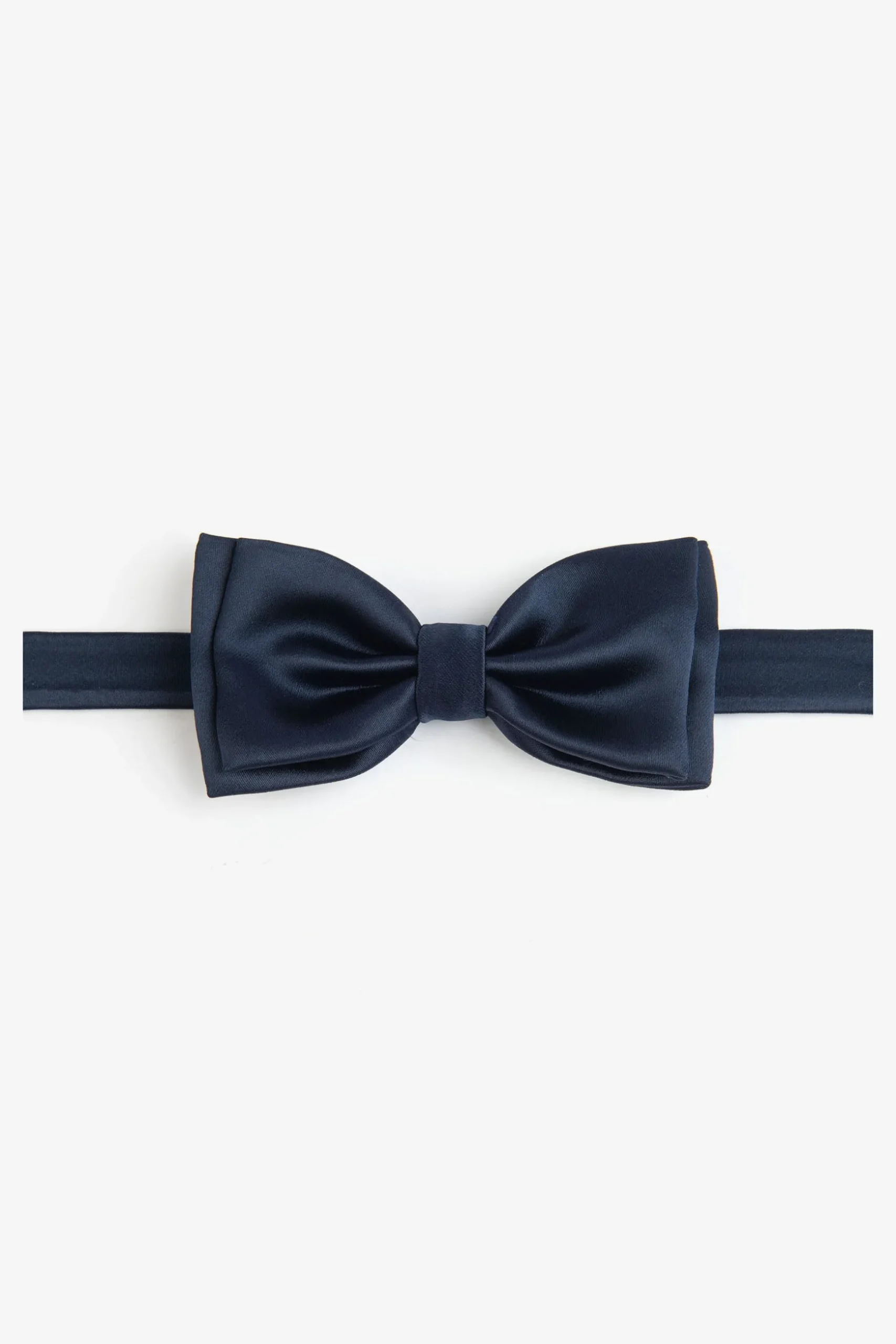 Papillon satin blu