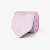 Pink twill tie