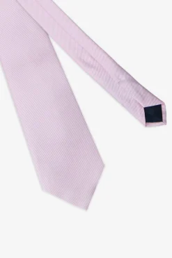 Pink twill tie