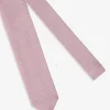 Pink woven tie