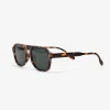 "Positano" round tortoiseshell sunglasses