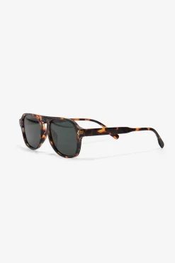 "Positano" round tortoiseshell sunglasses