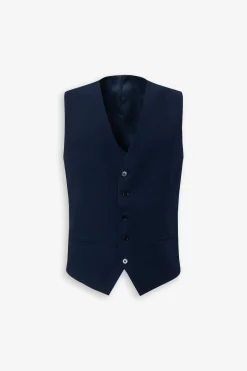 Royal blue classic waistcoat
