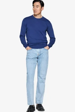 Royal blue crewneck sweater
