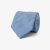 Royal blue micro pattern tie