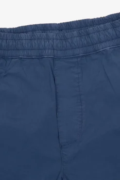 Royal blue parachute fabric bermuda shorts