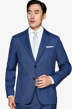 Royal blue Prince of Wales blazer