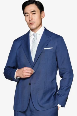 Royal blue Prince of Wales blazer