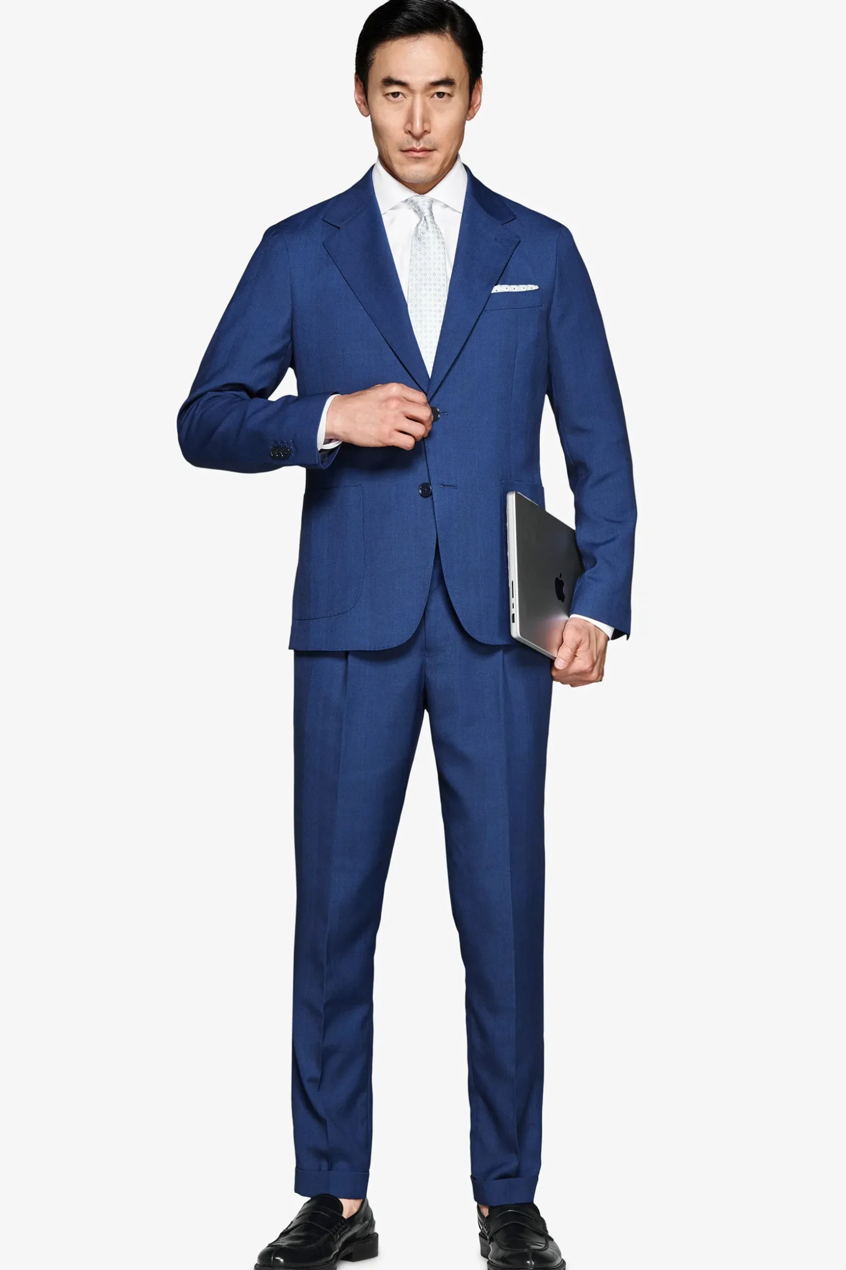 Royal blue Prince of Wales blazer
