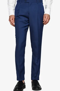Royal blue Prince of Wales trousers