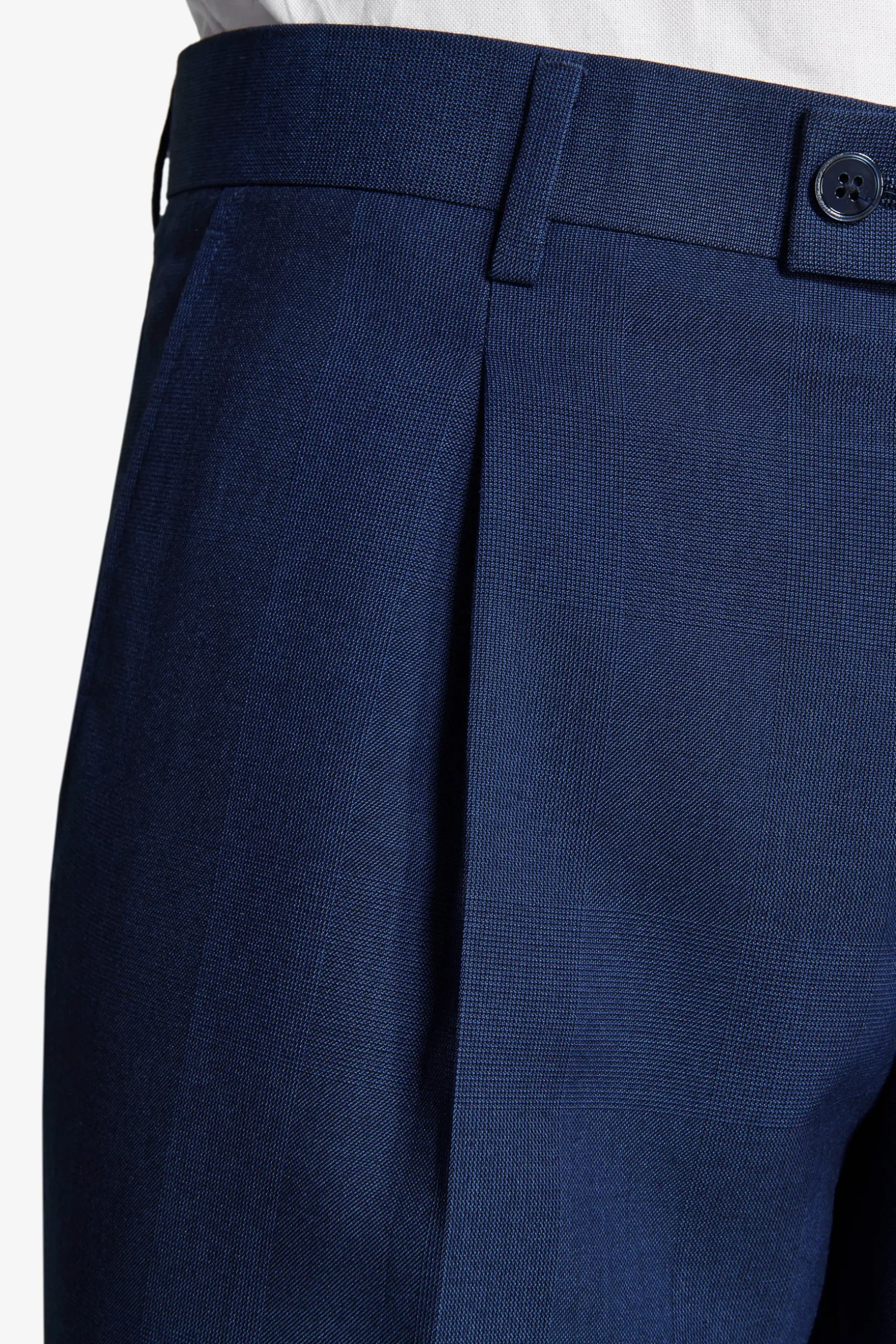 Royal blue Prince of Wales trousers