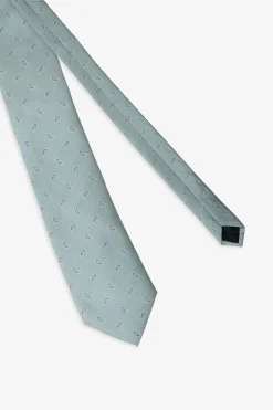 Sage cashmere design tie