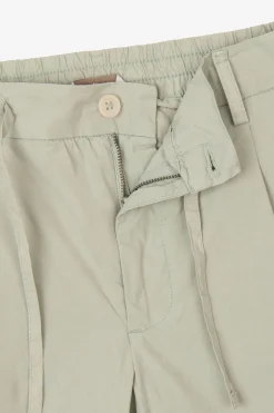 Sage parachute canvas drawstring trousers