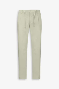 Sage parachute canvas drawstring trousers