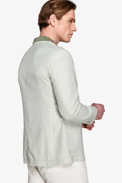 Sage Pied de Poule blazer