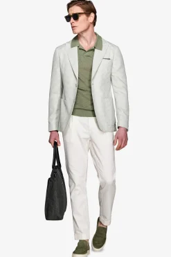 Sage Pied de Poule blazer