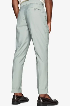 Sage twill trousers