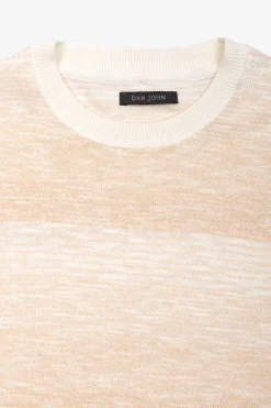 Sand degradé stripes t-shirt
