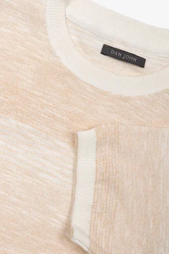 Sand degradé stripes t-shirt