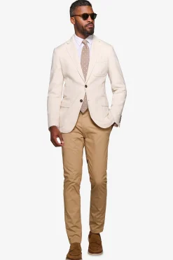 Sand Herringbone blazer