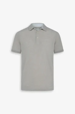 Sand piquet polo shirt