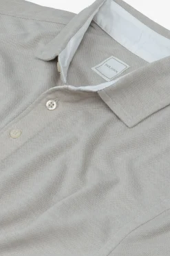Sand piquet polo shirt