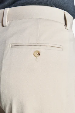 Sand stretch jersey trousers