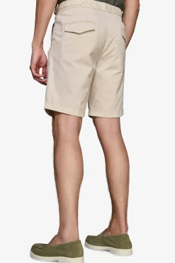Sand textured Bermuda shorts