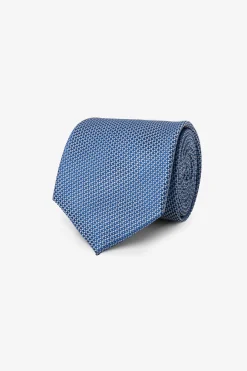 Sky micro pattern jacquard tie